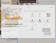 Tablet Screenshot of cl.recepedia.com